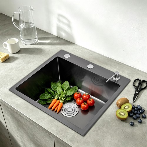 Stainless steel kitchen - kitchen, sink