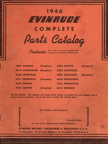 Original 1946 evinrude - original,