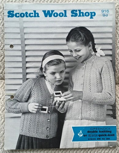 Vintage greenock knitting - vintage,