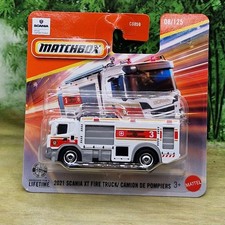 Matchbox Scania XT Fire Truck Diecast Model - New In Box