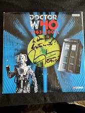 Signed Doctor Who Corgi 40th Anniversary Gift Set Terry Molloy Davros Dalek K9