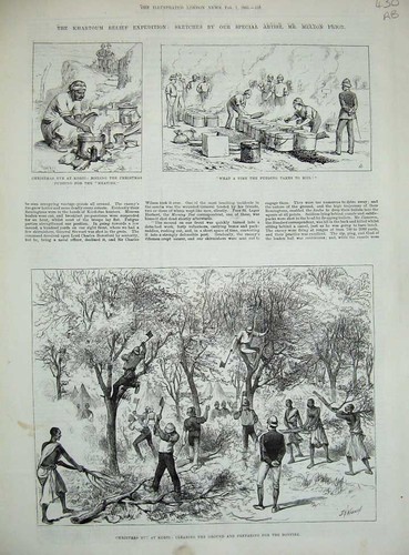 Old antique print 1885 - old,