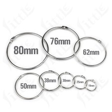 Silver Metal Split Rings