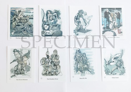 Siebe gorman diving cards - siebe,
