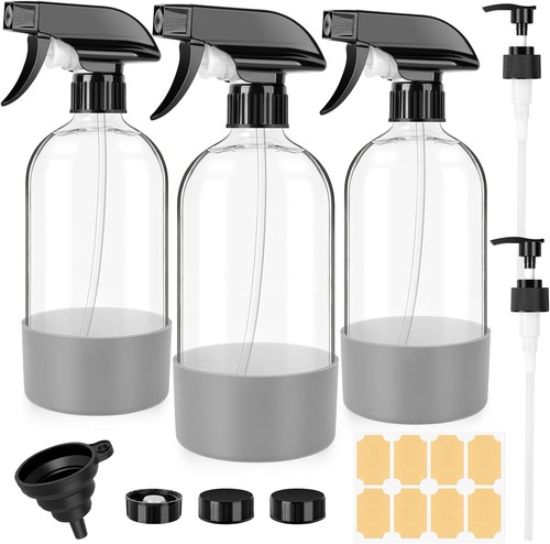 3pcs 500ml amber glass - 3pcs,
