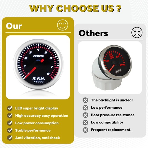 2inch 52mm auto - 52mm, tachometer