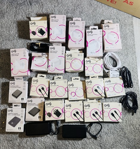 Goji mixed job lot chargers - job,