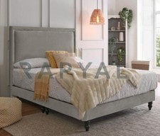 NEW LUXURY FLOATING DIVAN BASE WITH MATTRESS HEADBOARD 3FT 4FT6 Double 5FT King