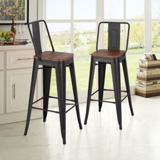 2x Bar Stools Retro Breakfast