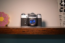 35mm Film Camera Quartz Clock - Vintage Rustic Style Camera Clock - Zenit E