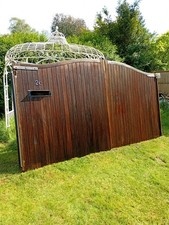 Hardwood driveway gates - ,