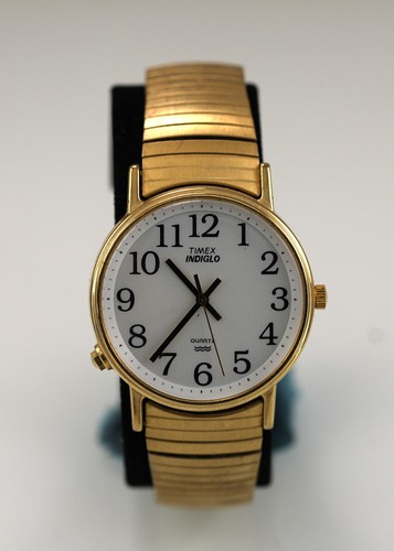 Timex indiglo watch men gold - timex,