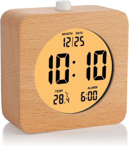 Plumeet wooden digital - wooden, alarm