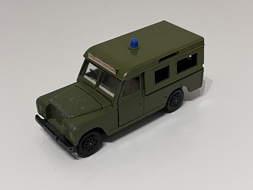 Rare dinky land - rover, bomb