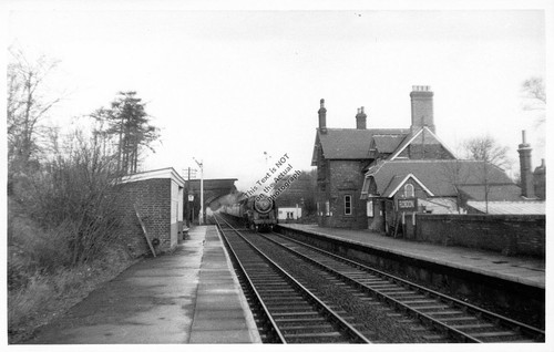 1954 flordon train station - flordon,
