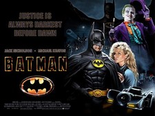 BATMAN 1989 Quad poster print