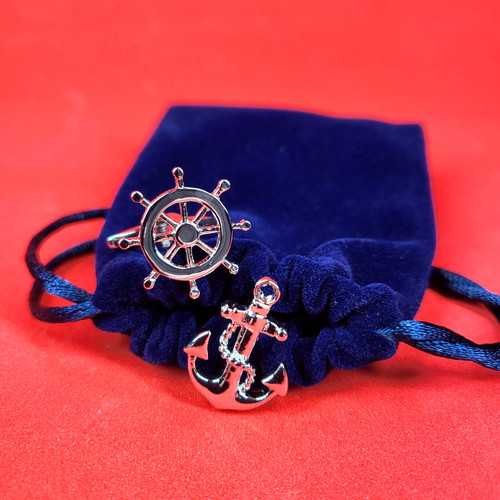 Nautical anchor ship wheel - anchor, &