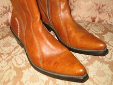 Harley-Davidson Cowboy Boots - Brown Mens Size UK 5.5 EU 40 Ladies Size 7 - Rare