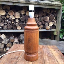 Old Vintage Retro Turned Wood