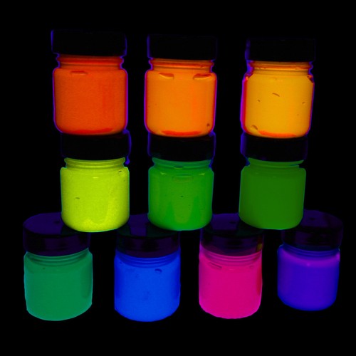 Fluorescent ultraviolet glow - fluorescent,