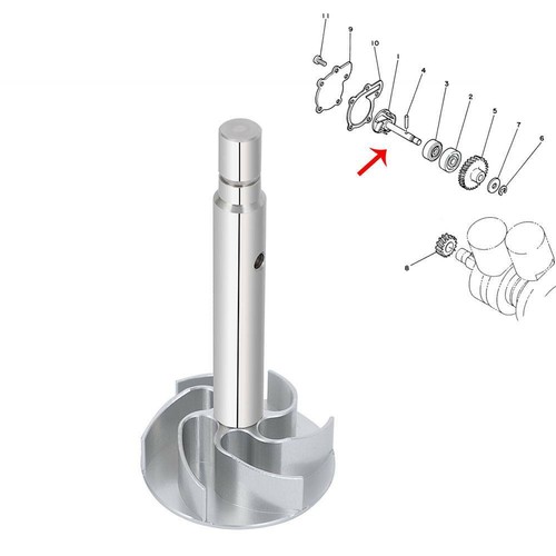 Water pump impeller - pump, shaft