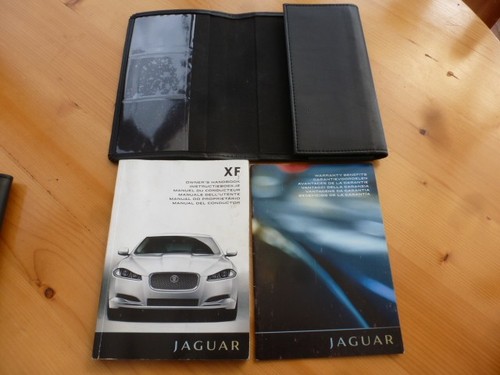 Jaguar 2012 owners hand - xf,