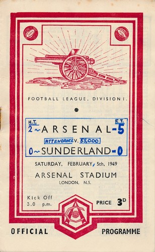 Arsenal sunderland 1948 - arsenal,
