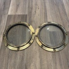 Pair Brass Portholes Nautical
