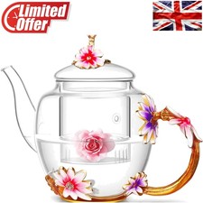 Chic 35OZ Enamel Glass Flower