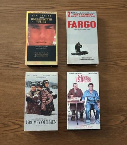 Vintage vcr tapes - tapes, set