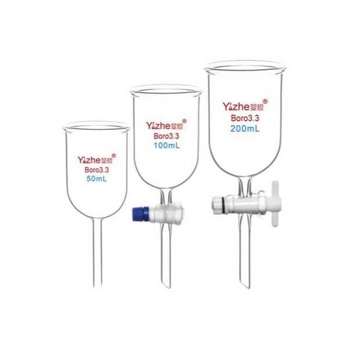 Cylindrical separating funnel - cylindrical,