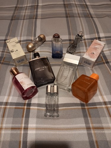 Empty aftershave and perfume - empty,