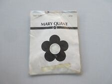 Vintage Mary Quant Fancy Tights cream white vertical heart dot stripes 1 size