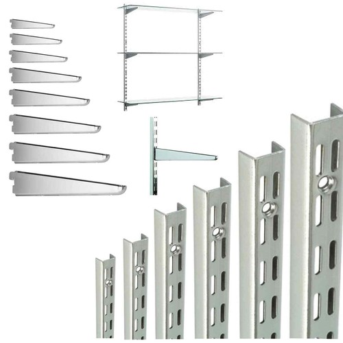 Twin slot shelving - slot, black