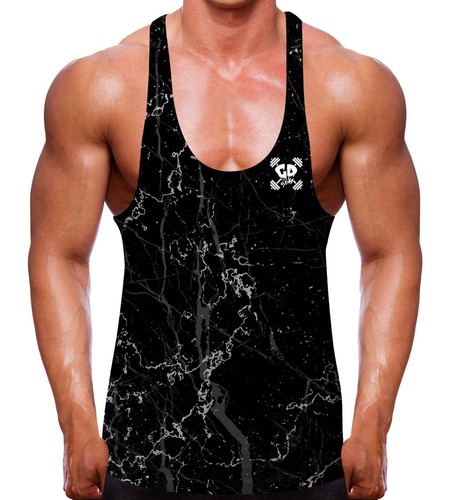 Cracked dark marble stringer - cracked,