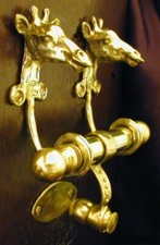 GIRAFFE Bronze DUET Door