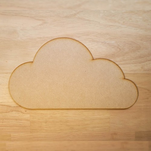 Wooden mdf cloud - mdf,