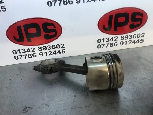 Piston with con - , rod