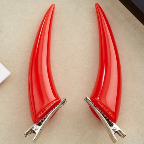 2pcs gothic devil horn - gothic,