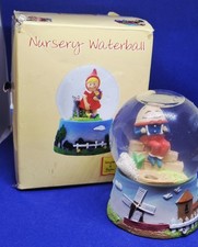 Vintage Nursery Rhyme Snow Globe Waterball, C1990s Humpty Dumpty Boxed 9cms Toy