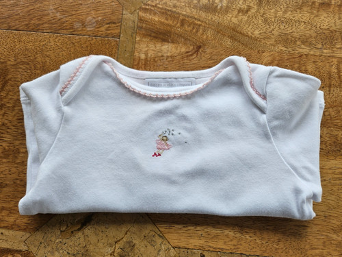 Baby embroidered white the - -,