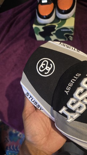 Stussy logo colourblock - stussy,