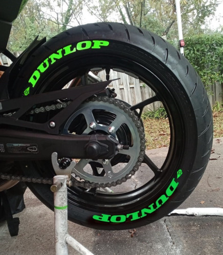 Motorcycle tire lettering - motorcycle,