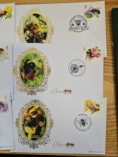 Benhams Official  6 Covers Bees 2015 Unaddressed M