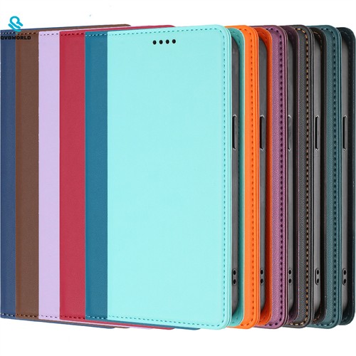 Magnetic flip leather phone - leather,