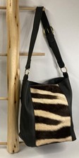 Genuine Zebra Hide and Leather