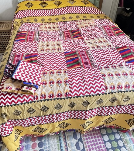 Block printed patchwork - block,