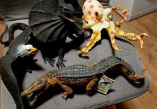 4 x Large Toy Animal Figures