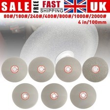 NEW 4" Diamond Grinding Wheel Polishing Disc Sharpening Polish Tool 80-2000 Grit