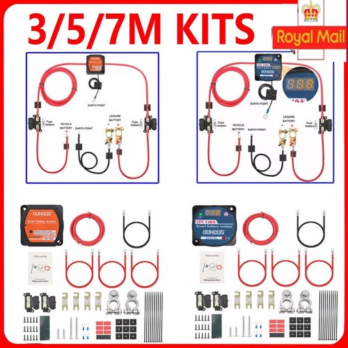 Split charge relay kit starter - charge,